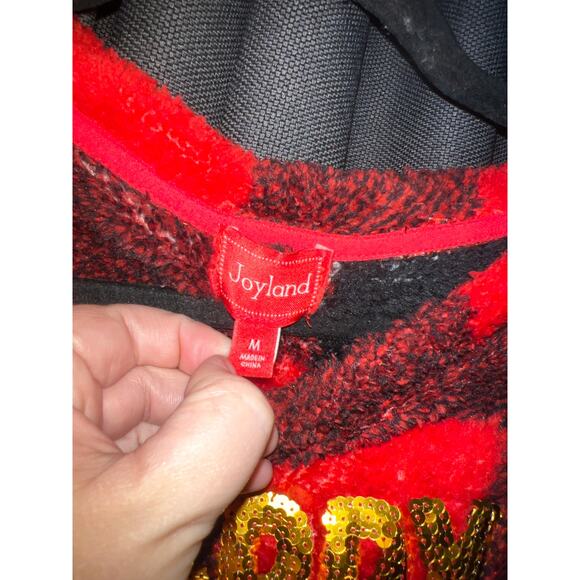 Ugly Christmas Sweater Xmas Size Medium Fleece - Picture 2 of 3